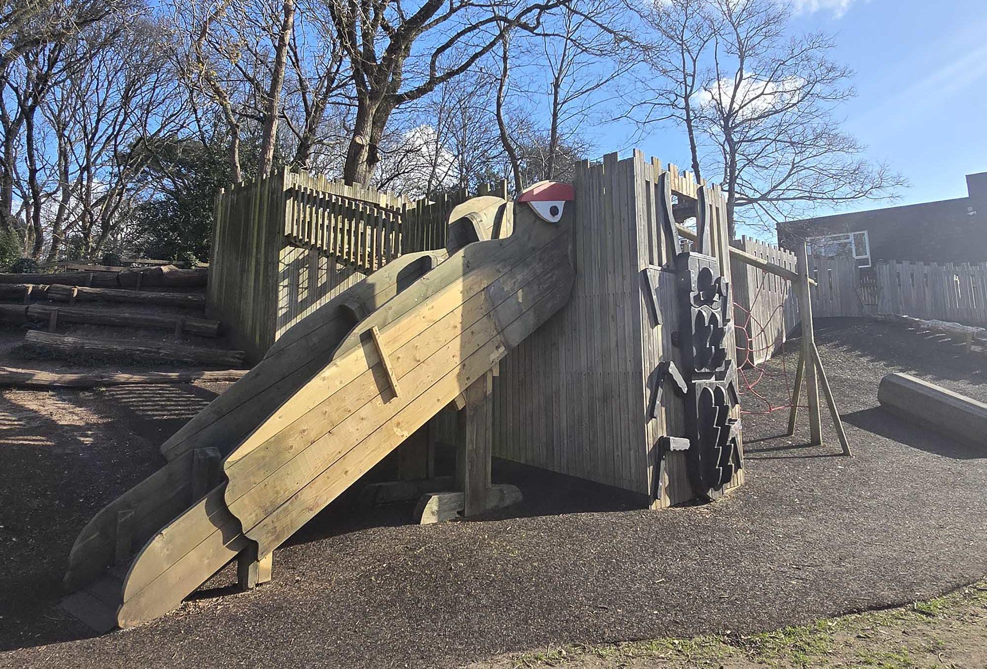 Queen's Park children's play area.